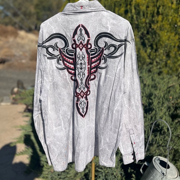 Mens XXL Buckle Roar Long Sleeved Shirt Great Condition - Picture 7 of 8